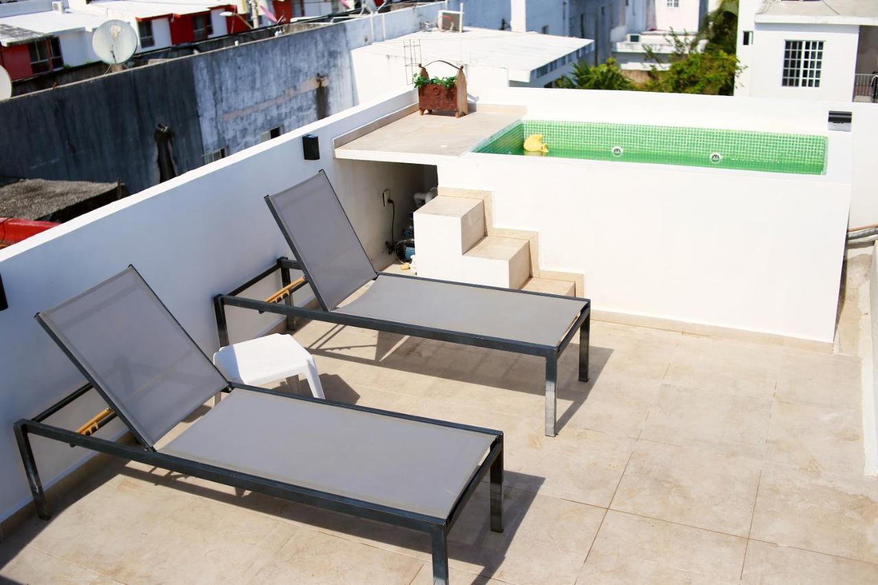 Habitacion Privada, Jacuzzi Rooftop, Ac, Gran Wifi Cancún Zewnętrze zdjęcie